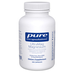 Магній ультра, 225 мг, UltraMag Magnesium, Pure Encapsulations, 120 капсул