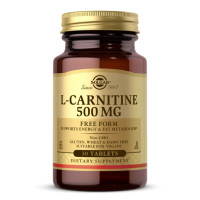 L-Карнитин, 500 мг, L-Carnitine, Solgar, 30 таблеток
