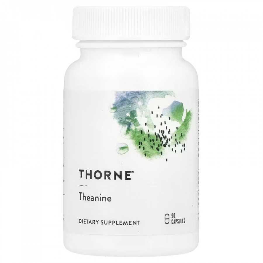 Теанін, Theanine, Thorne Research, 90 капсул