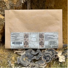 Траметес разноцветный, целые плодовые тела, "Лесовик", 50 грамм