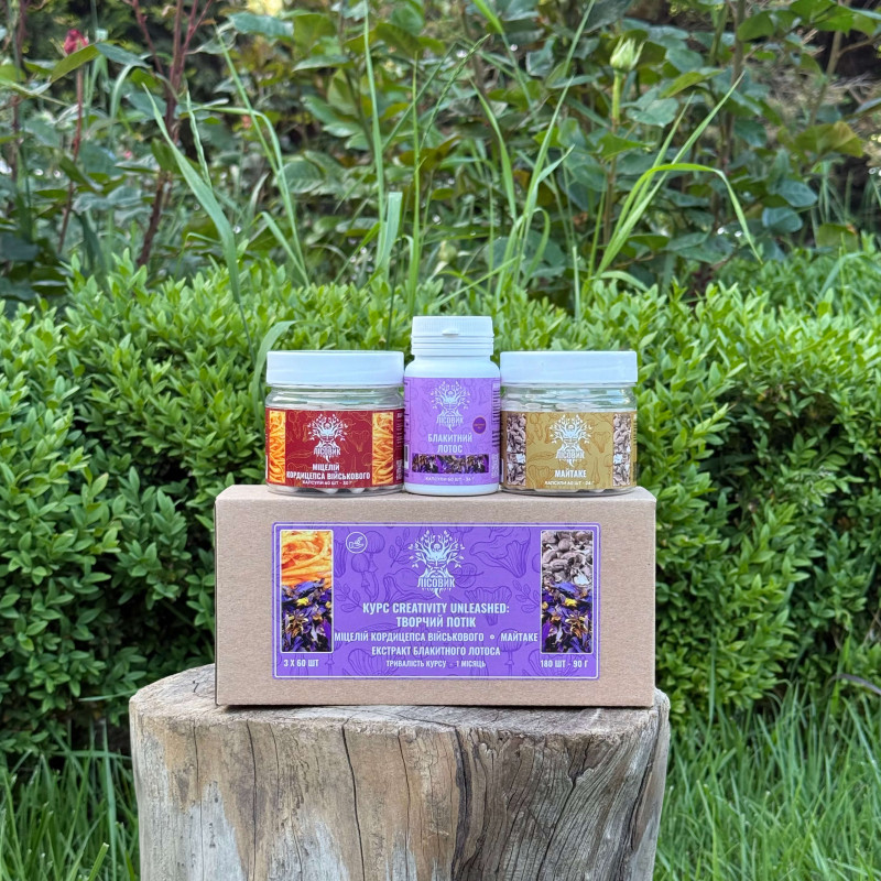 Курс Creativity Unleashed: Творческий поток (1 месяц), "Лесовик", 180 капсул