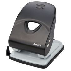 Дырокол Exakt-2 металлический, 40 листов, черный