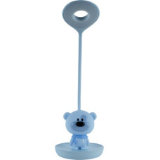 Настольная лампа LED с аккумулятором Bear, голубой