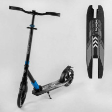 Самокат алюминиевый "Best Scooter" (колеса PU, d переднего колеса – 230мм, d заднего колеса – 215мм, 1 амортизатор передний)