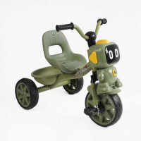 Велосипед 3-х колісний BS-50570 Best Trike (1) колеса EVA переднє 10’’, заднє 8’’, сталева рама, УКР. ОЗВУЧУВАННЯ, кошик, в коробці
