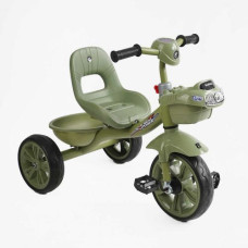 Велосипед 3-х колесный BS-60417 Best Trike (1) колеса EVA переднее 10”, заднее 8”, стальная рама, УКР. ВЗУЧИВАНИЕ, корзина, в коробке