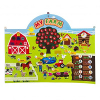 Ігровий плакат “My Farm” (тварини, цифри та англійський алфавіт)