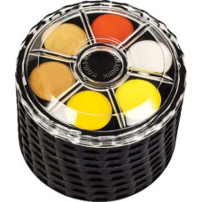 Краски акв., круглая пласт. упаковка, б/к, 48 цв.