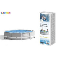 Intex Бассейн каркасный размер: 305x76см, Prism Frame Pool, объем воды: 4485л, в коробке