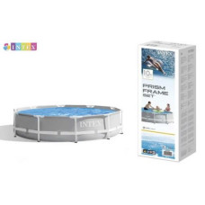 Intex Бассейн каркасный размер: 305x76см, Prism Frame Pool, объем воды: 4485л, в коробке