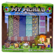 Магнитный конструктор "Майнкрафт/Minecraft" 109 деталей