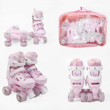 Ролики, розмір 30-33 (ніжно-рожевий)
