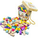 Дитячий конструктор "Cubika 1"/Wooden blocks construction kit «Cubika 1»