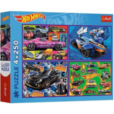 Пазли - 4в1 250 елм. "Hot Wheels"