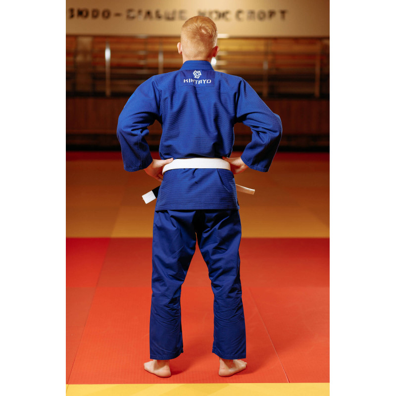 Кімоно для грепплінгу синє, TM "Kintayo", 190 зріст, щільність 450 гр/м.кв.