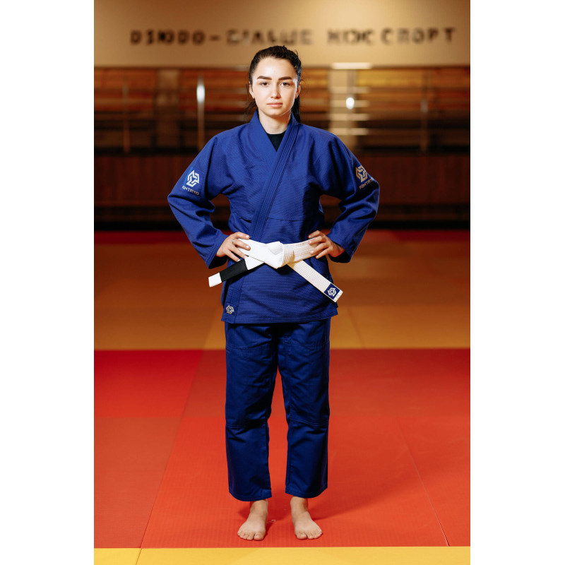 Кімоно для грепплінгу синє, TM "Kintayo", 190 зріст, щільність 450 гр/м.кв.
