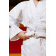 Біле дитяче кімоно для хлопчиків, айкідо, TM BUDOGI, зріст 150 см, щільність 240 гр./м.кв.