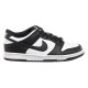 Кросівки жіночі Nike Dunk Low Retro White Black (Gs) (CW1590-100)