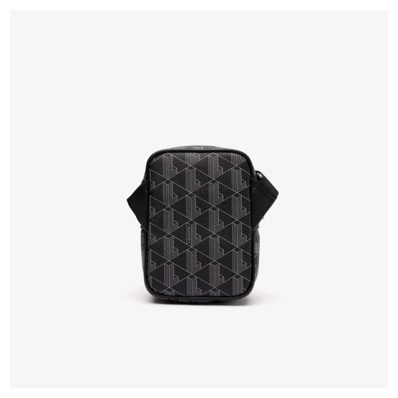 Сумка через плече Lacoste Monogram Grey (NH4409LX-H45)