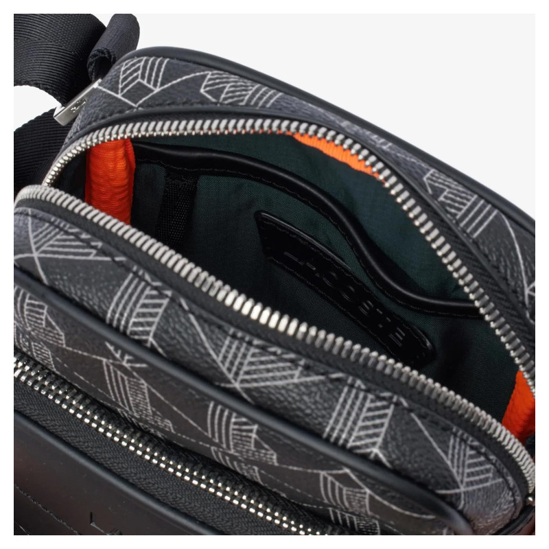 Сумка через плече Lacoste Monogram Grey (NH4409LX-H45)