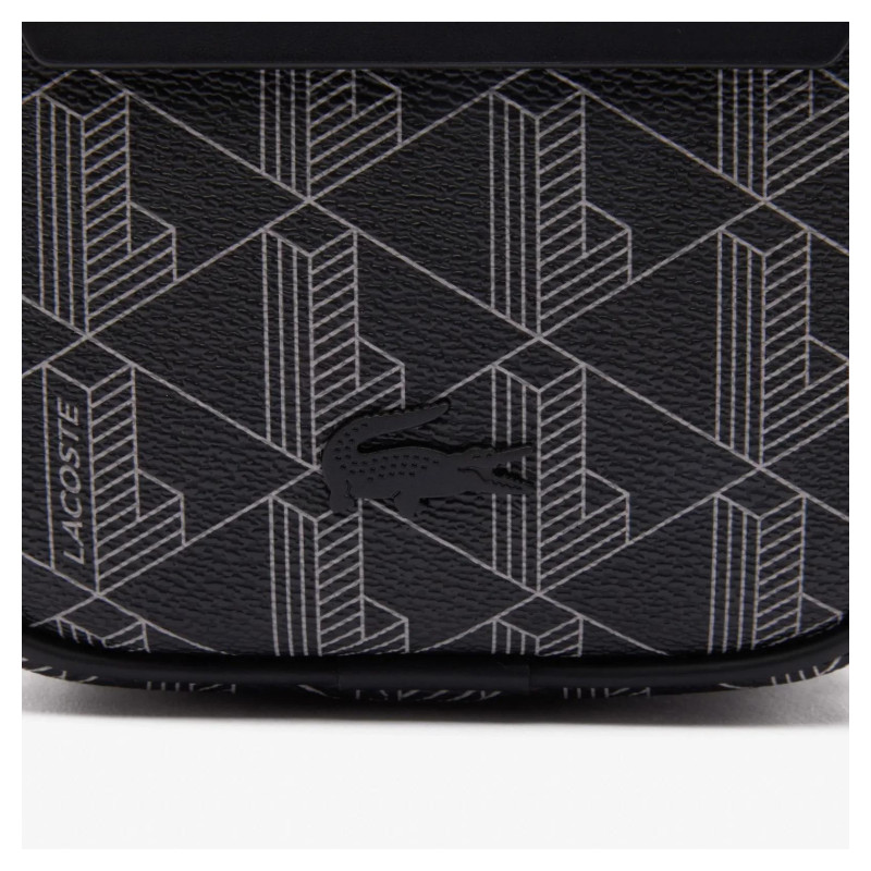 Сумка через плече Lacoste Monogram Grey (NH4409LX-H45)