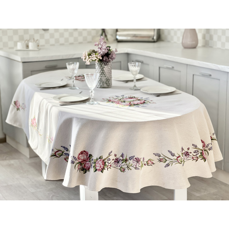 Скатертина гобеленова овальна OVAL1221 Limaso