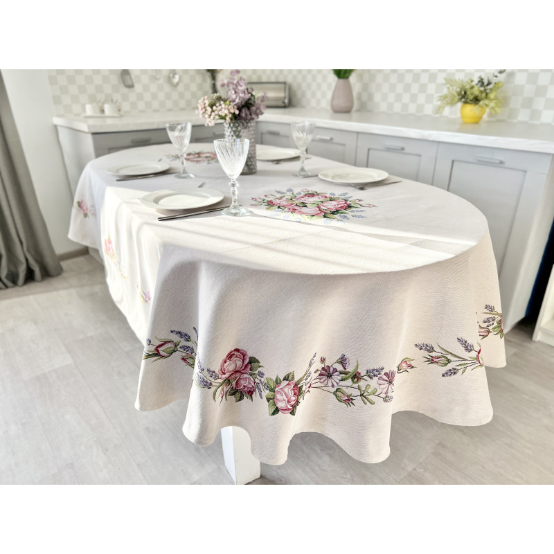 Скатертина гобеленова овальна OVAL1221 Limaso