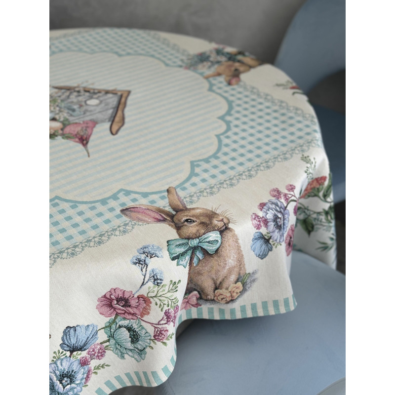 Скатертина гобеленова BLUE BUNNIES Limaso