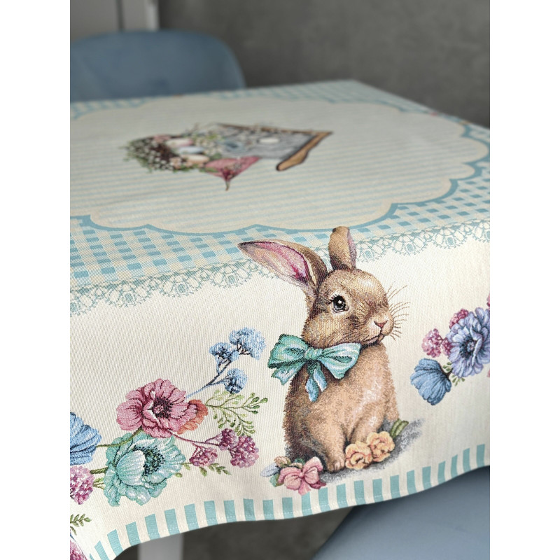 Скатертина гобеленова BLUE BUNNIES Limaso