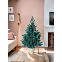 Литая елка в горшке, голубая POTTED TREE BLUE