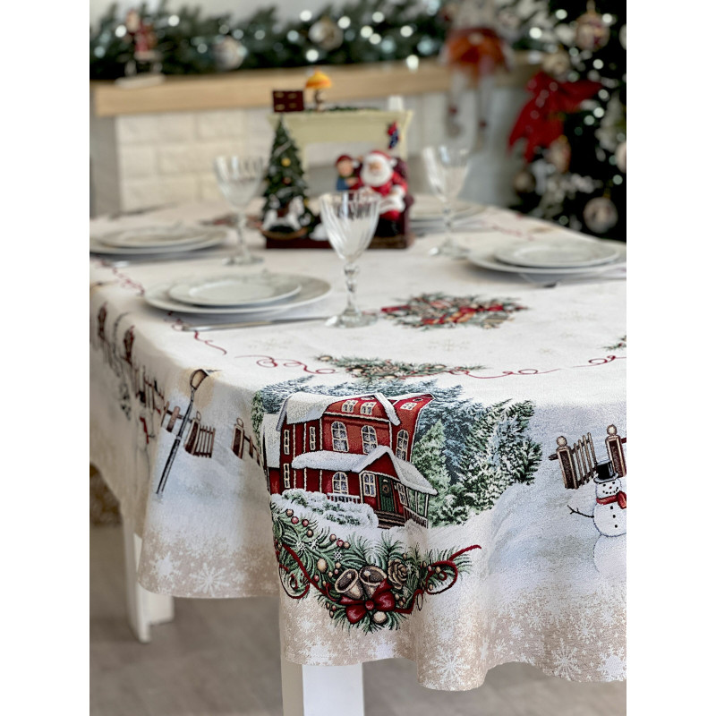 Скатертина гобеленова HOME OVAL Limaso