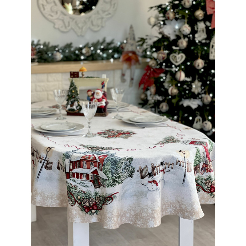 Скатертина гобеленова HOME OVAL Limaso