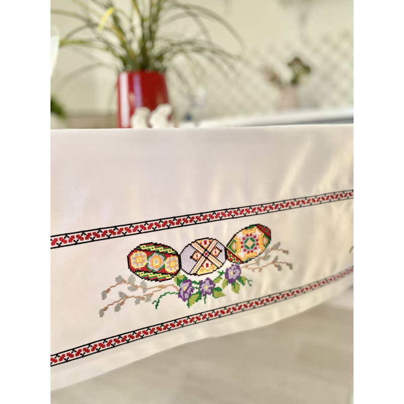 Скатертина вишивана великодня SKVV06