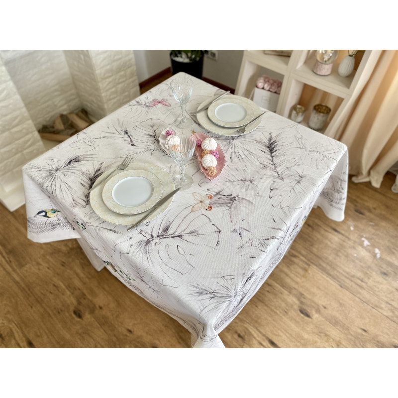 Скатертина з водовідштовхуючим покриттям MANTEL GAIA