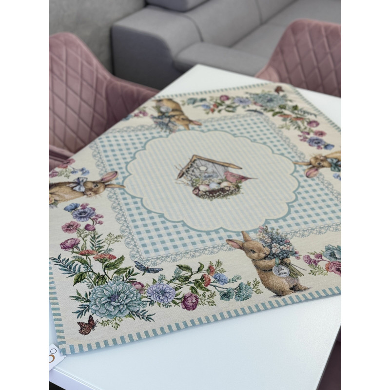 Скатертина гобеленова BLUE BUNNIES Limaso