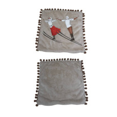 Наволочка декоративна "Лижники" PILLOWCASE08-NV (45x45)