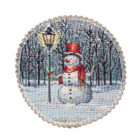 Салфетка гобеленовая с кружевом RUNNER1377-10D Limaso
