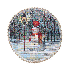 Серветка гобеленова з мереживом RUNNER1377-10D Limaso