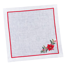 Серветка з вишивкою POINSETTIA