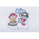 Кухонний рушник вишиваний RKVF05B-65 "Let It Snow"