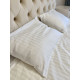 Постільний набір двоспальний SATIN WHITE STRIPE-PN (200x220+3*50x70)