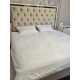Постільний набір двоспальний SATIN WHITE STRIPE-PN (200x220+3*50x70)