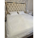 Постільний набір двоспальний SATIN WHITE STRIPE-PN (200x220+3*50x70)