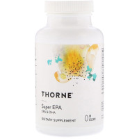 Омега-3 ЕРА і ДНА, Super EPA DHA, Thorne, 90 капсул