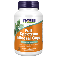 Мультиминералы, Full Spectrum Mineral Caps, Now Foods, 120 вегетарианских капсул