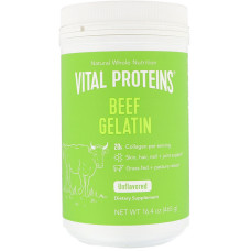 Желатин говяжий, Beef Gelatin, Vital Proteins, без вкуса, порошок, 465 г