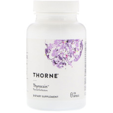 Підтримка щитовидної залози, Thyrocsin, Thorne, 120 капсул