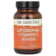 Ліпосомальний вітамін С, Liposomal Vitamin C, Dr. Mercola, 60 капсул (500 мг у капсулі)