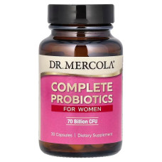 Пробиотики для женщин, Probiotics for Women, Dr. Mercola, 70 млрд. КОЕ, 30 капсул