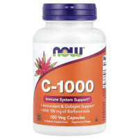 Вітамін С з біофлавоноїдами, C-1000, Now Foods, 100 вегетаріанських капсул